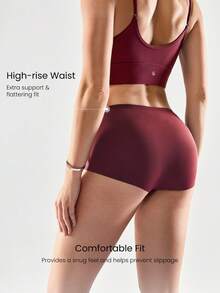 GLOWMODE 2 Packs Bye Bye Lines Lightweight Breathable Stretchy Seamless High-Waist Foam Pads Briefs Underwear Daily Casual Wear