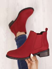 Women Ankle Boots & Booties - Red - View 2