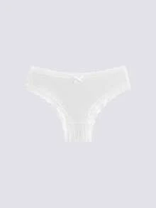 Loungeista 7pcs Comfortable Striped Cotton Bikini Panties Sexy Lingerie - Multicolor - View 4