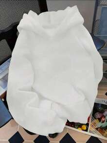 Sudadera con capucha de california primavera verano - Blanco - Ver 2