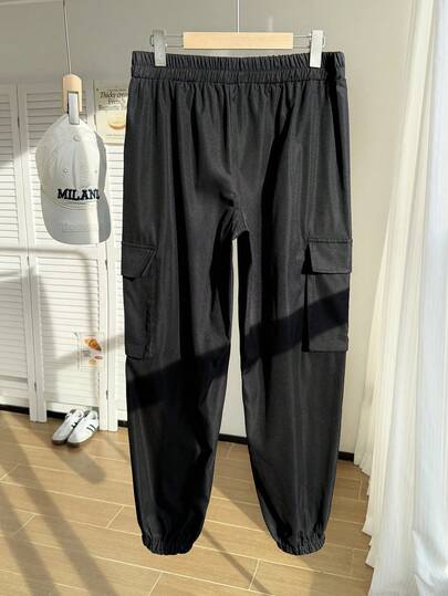 Pantalon cargo poche à rabat