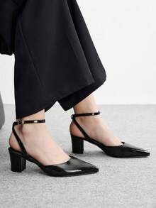 CUCCOO BIZCHIC Damen Mode vielseitige elegante Spitzschuh Pumps