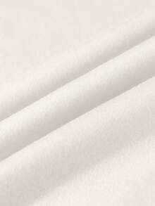 Manfinity Dauomo Milky Silk 男士短袖T恤，白色，宽松舒适，梅花印花 - 白色 - 查看 5