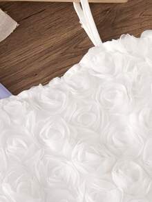 SHEIN Tween Girls Plain Spaghetti Strap Camisole Top And Skirt 2 Pieces Set - Multicolor - View 3