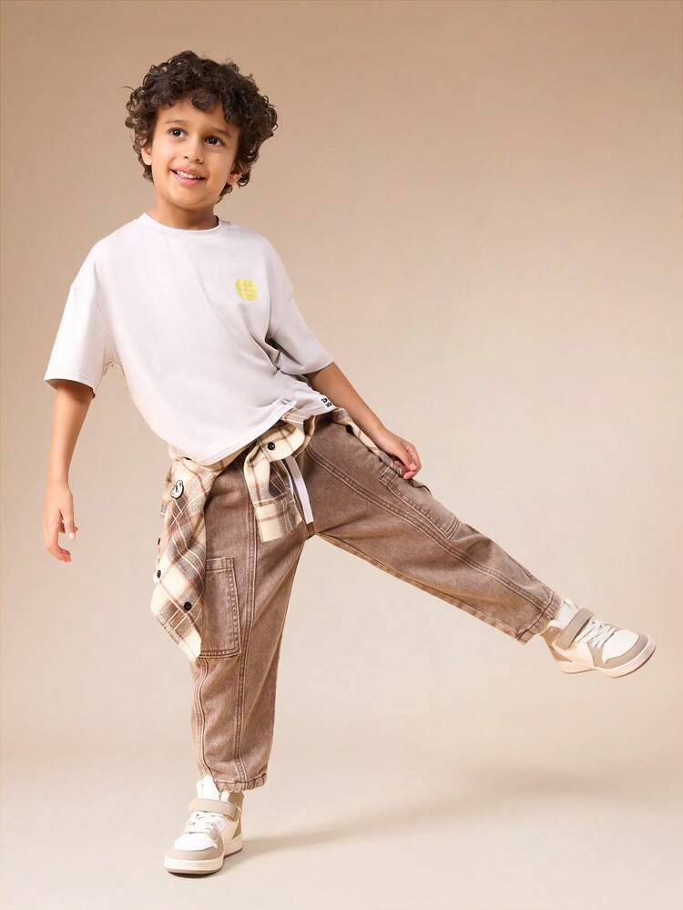 Maglietta oversize con stampa Future Icon