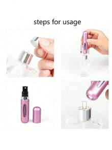 1/3/5/10/15 chai nước hoa du lịch có thể nạp lại, bình xịt du lịch 5ml, bình đựng nước hoa bỏ túi, bình xịt khi đi du lịch - Nhiều màu - Xem 2