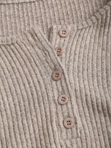 Sweetra 女士新款春秋冬套装，适合外出、通勤、休闲、居家、办公等场合，纯色绒面罗纹面料，开襟设计，腰部饰有褶皱，可调节腰带，质感面料，两件套。 - 杏色 - 查看 6