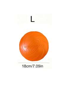 1/5pcs Dog-O-Soar Flying Disc Pet Flying Disc Chew Toy, Random Color - Multicolor - View 12