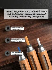 Gạt tàn thuốc lá di động trên ô tô | Thiết kế chống rò rỉ và chống tro mini | 3 kích cỡ | Đa năng cho văn phòng/nội thất ô tô | Hộp đựng đồ đa năng - Nhiều màu - Xem 12