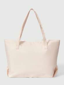 ROMWE Kawaii Large Capacity Tote Bag For Women, New Versatile Commuter Handbag With Shoulder Strap - Pink - View 2