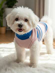 PETSIN 1pc Christmas Pet Cat Dog Universal Green Diamond Grid Elk Snowflake Cute Pattern Jacquard Knitted Elastic Comfortable Dog Christmas Sweater