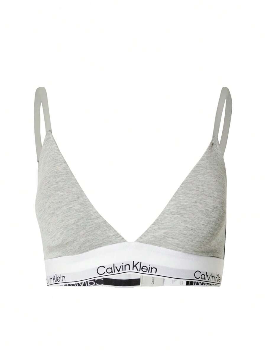 Calvin Klein Women's Sports Bra Underwear - Grey - View 1