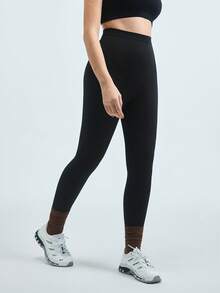 Loungeista Women Compression Black Leggings Tummy Control Butt Lifting Shapewear High Waist Thigh Slimmer Pants Body Shaper Christmasfor Summer - Black - View 7