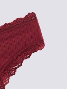 Loungeista 7件舒适条纹棉质比基尼内裤性感内衣 - 彩色 - 查看 7