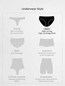 GLOWMODE 2-Pack SweatMode Glow On Silky Seamless Sweat-Wicking Logo Mid-Rise Bikini Briefs Daily Casual Work Wear