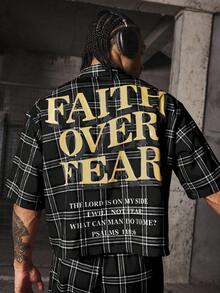 PAVTROS 男士街头风七分裤套装 - 黑色 - 查看 3