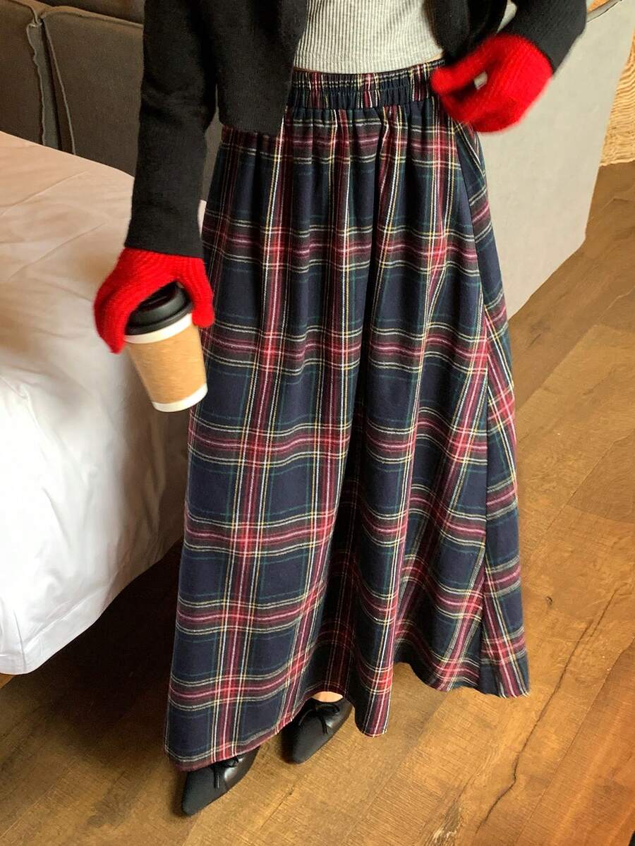 DAZY Gonna ampia a-line da donna, casual, alla moda, adatta per inverno, primavera, estate