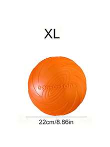 1/5pcs Dog-O-Soar Flying Disc Pet Flying Disc Chew Toy, Random Color - Multicolor - View 10