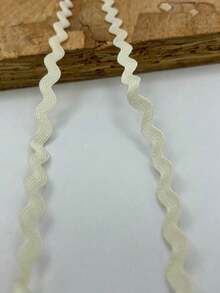 1条多色涤纶锯齿形丝带 DIY手工材料 礼品包装 蝴蝶结制作 婚礼 圣诞节 节日派对装饰材料