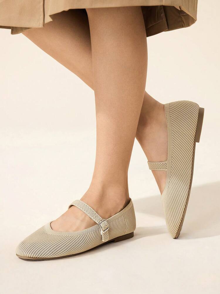 CUCCOO BASICS Women's Pointed Toe Buckle Design Casual Everyday Versatile Shoes For Christmas