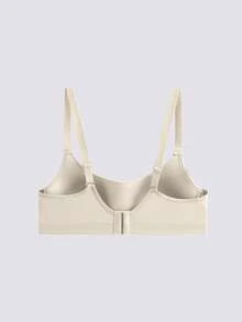 Loungeista 4件装女士舒适睡眠多色休闲条纹无钢圈软杯纯色内衣文胸 - 彩色 - 查看 7