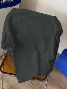 Manfinity Joysei Standard Fit Men's Short Sleeve T-Shirt In Dark Grey