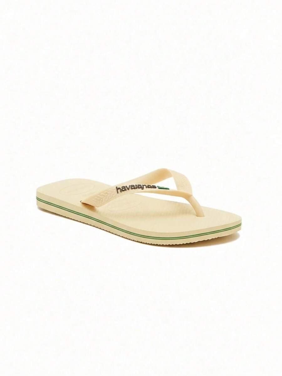 Havaianas Dép xỏ ngón đế bằng thường ngày cho nữ, thoải mái và đa năng để mang hàng ngày - Kem - Xem 1