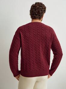 Manfinity CityGents 男士休闲V领长袖针织衫，秋冬季百搭单品