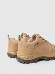 OUTDOORSY Giày thể thao đế dày thường ngày dành cho nữ, đa năng để mang hàng ngày - Màu be - Xem 4
