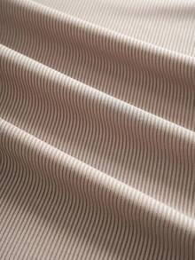 EMERY ROSE Maglietta casual a costine a maniche corte con scollo a barca e vestibilità aderente, di colore unito per donna - Multicolore - Visualizzare 4