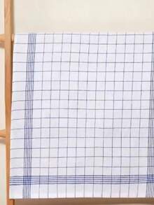 6条/12条装大号格子厨房抹布，吸水性强，柔软可重复使用清洁布，速干洗碗布，洗碗抹布 - 彩色 - 查看 5