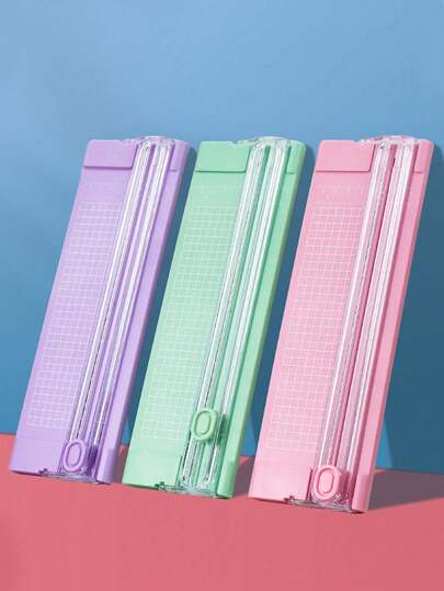 A4 Paper Cutter, Portable Plastic Paper Cutting Machine, Mini Wood Carving Tool, Manual Sliding Scissors For Desktop