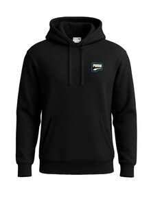 Puma Downtown Men's Hoodie Black - Negro - Ver 1
