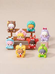POKOJA LAND 1/4/8 Hộp nhựa mini DIY nhiều màu sắc thiết kế ngẫu nhiên Bộ đồ thủ công sáng tạo cho người lớn Bộ sưu tập quà tặng tiệc Trang trí bất ngờ Mở hộp Dự án nghệ thuật Hoạt động vui nhộn Giải tỏa căng thẳng - Nhiều màu - Xem 9