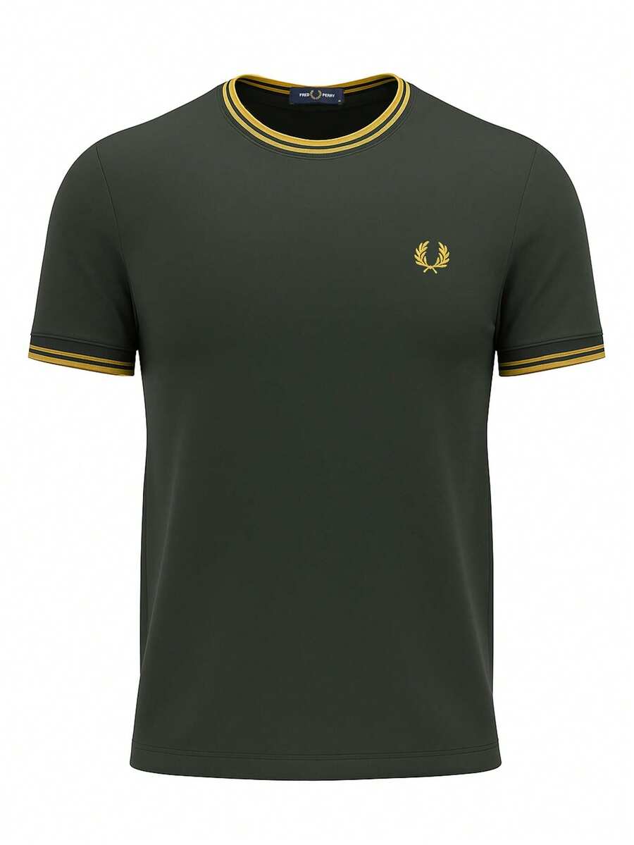 Fred Perry Men's T-Shirt Green - Green - View 1