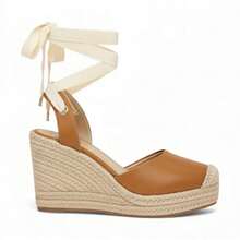 Plataforma Yute Sandalias Alpargatas Casual Layla Premium - Camel - Ver 6