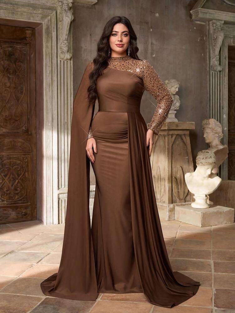 brown maxi bodycon dress Zoe Wrap consider pairing it with a sculptural silver cuff from our jewellery collection for a modern Jess by Meiko Women's Dress