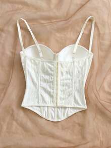 Soleia 女士假日波浪针织纹理吊带背心，纽扣前襟，女士背心，适合海滩、海边、性感、约会、海滩度假、假日约会下午茶、婚礼季、海滨游轮假期、公路城市假期、波西米亚风假期、音乐节、嬉皮西部风，可内穿或外穿，适合所有季节。 - 杏色 - 查看 2