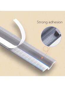 10m/8m/6m/4m/2m Self-Adhesive Weather Stripping Seal Strip - Plastic Door And Window Sealant For Wind, Dust, Heat, And Noise Insulation - Easy Installation(Grey) - Grey - View 8