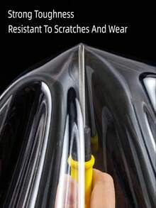 1 Piece Of Transparent Soft Glass Desk Mat For Primary And Secondary School Students, PVC Waterproof, Oil Resistant, Easy To Clean Desk Tablecloth, School Classroom Desk Mat, Dining Table Coffee Table Mat, Transparent Tablecloth Waterproof, Oil Resistant, Non Washable Plastic Crystal Board Desktop Protection Mat - Clear - View 8