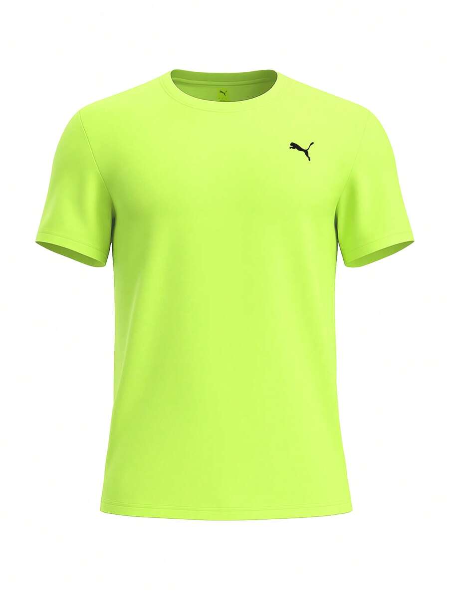 Puma Men's Sports Tees & Tanks Stretchy Soft Durable Daily Weekend Sports Green 525908-48 - Green - View 1