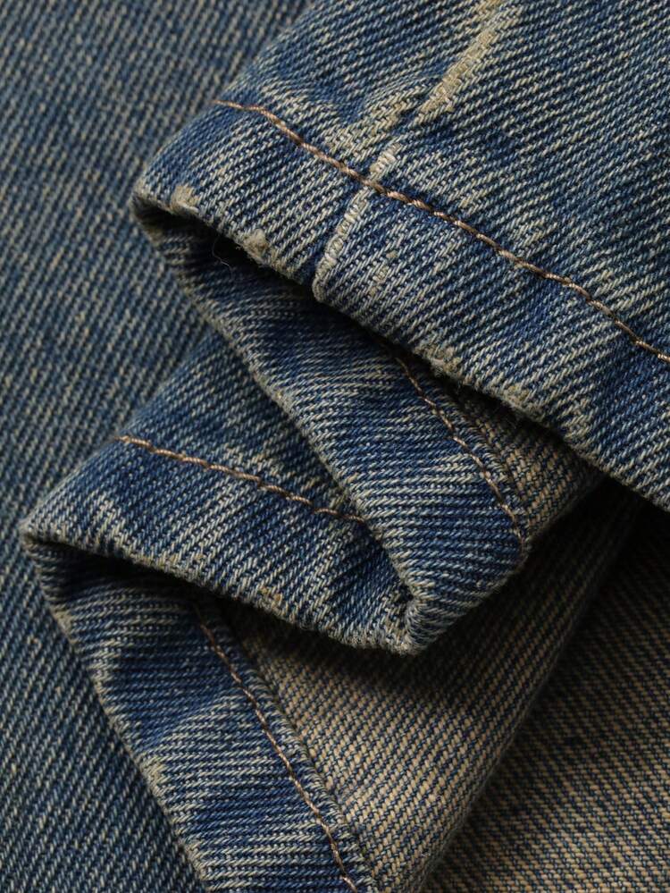 Women's Loose Casual Retro Versatile Christmas Denim Jeans, Suitable For Autumn, Winter, Summer