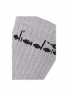 Diadora 3 Pack Unisex Athletic Socks - Grey - View 3