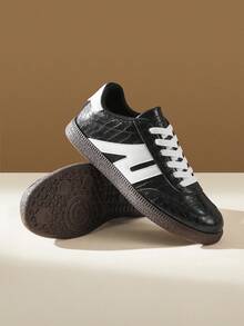 CUCCOO EASI Zapatillas minimalistas versátiles y de moda para mujer - Negro - Ver 4