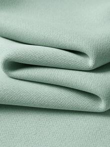 JNSQ Tween Girls 2pcs Outfit, Loose Fit Crew Neck Long Sleeve Graphic Letter Print Sweatshirt Top And Relaxed Fit Sweatpants Set, Autumn/Winter - Green - View 12