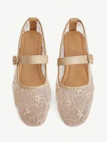 CUCCOO CHICEST Casual Commute Minimalist Comfortable Women Flats Valentine's Day - Champagne - View 1