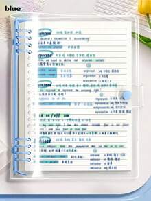 60 Pages A5 Clear Softcover Bulk Notebook With Perforated Pages, Removable Spiral, Waterproof Design - Great For Everyday Office Supplies And Minimalist Style, Perfect Gift For Music Lovers, Music Notebook | Minimalist Notebook | Waterproof Notebook - A5 - View 12