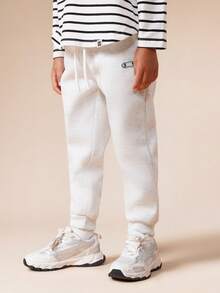 SUMWON Boys Casual Pull On Joggers Sweatpants With Drawstring Waist Elastic Cuffs Relaxed Fit Everyday Comfort Wear