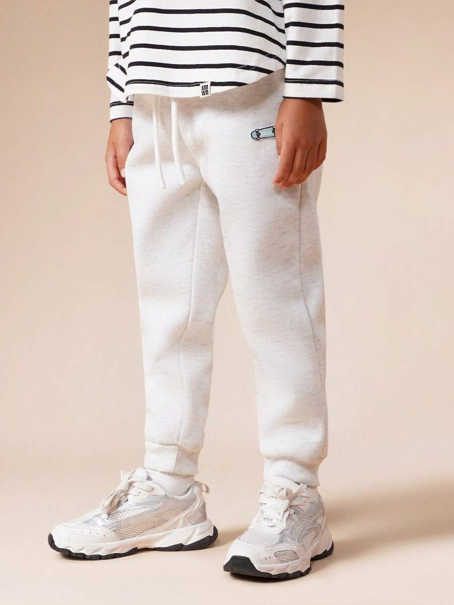 SUMWON Boys Casual Pull On Joggers Sweatpants With Drawstring Waist Elastic Cuffs Relaxed Fit Everyday Comfort Wear