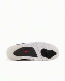 Nike AIR JORDAN 4 RM PRM UNISEX BLACK  FIRE RED-WOLF GREY-WHITE - Black/Wolf Grey/White/Fire Red - View 4